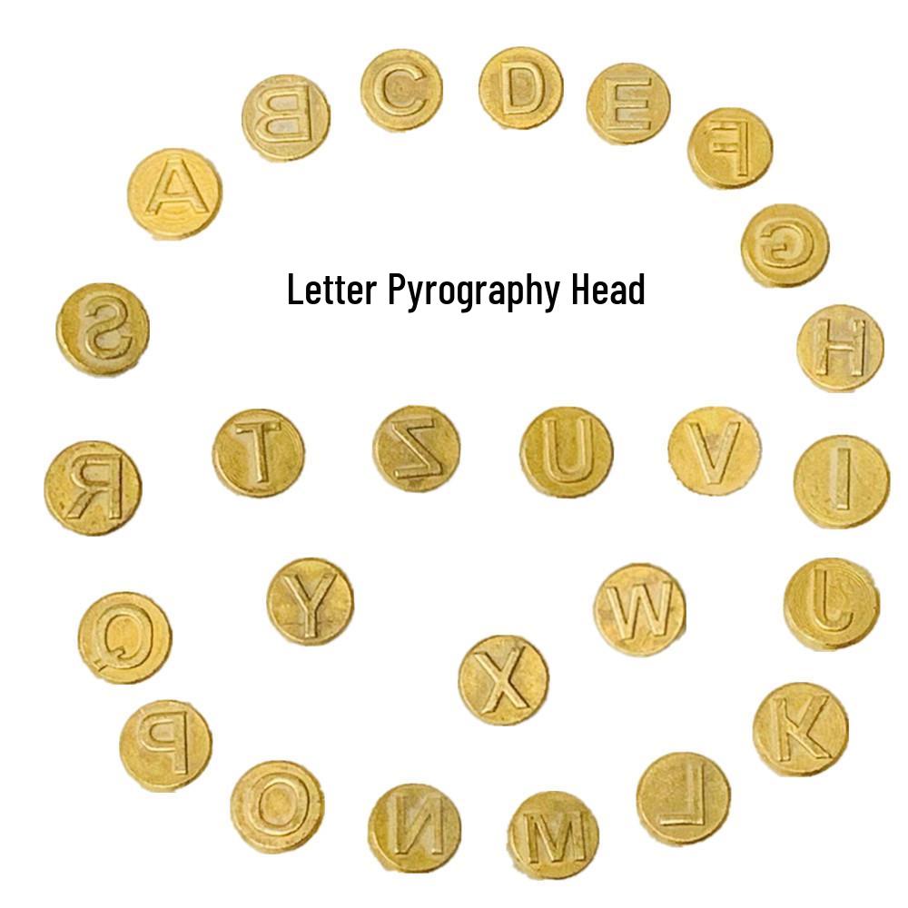 

Hot Stamping Iron Tip for DIY Engraving & Painting – 26 Letters