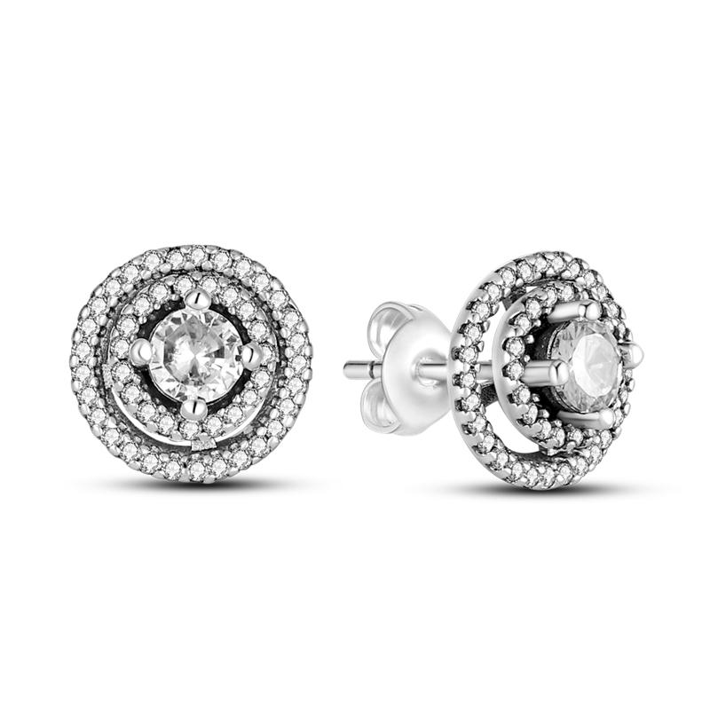 High Quality Silver Plated Animal Horse Mouse Stud Earrings For Women Earrings Fashion Jewelry Marking