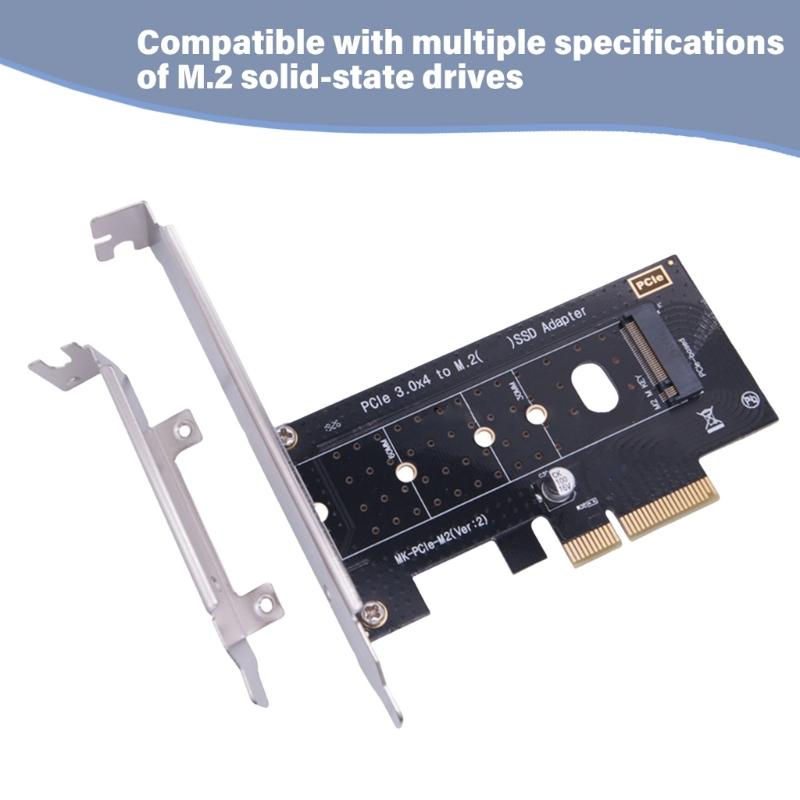 Add On Cards NVMe M.2 to PCIe 3.0 x4 Card M.2 PCIE Adapter NVMe SSD Host Controller Expansion Card for Desktop PC