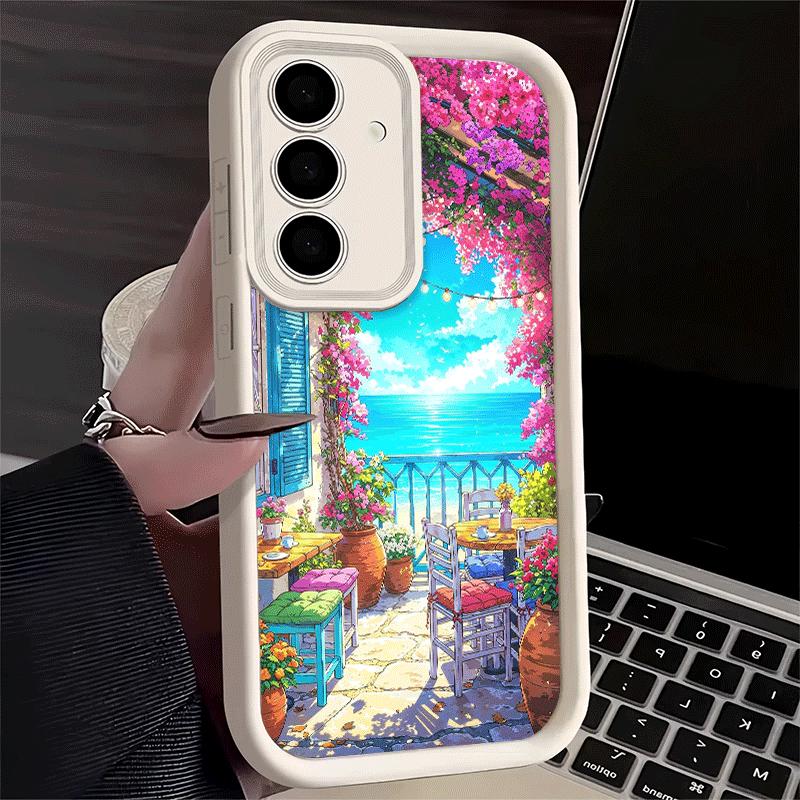 Anime Aesthetic Scenery Soft Phone Case for Samsung Galaxy A17 A16 A26 A36 A56 A15 A25 A35 A55 A14 A24 A34 A54 A13 A23 A33 A53 A