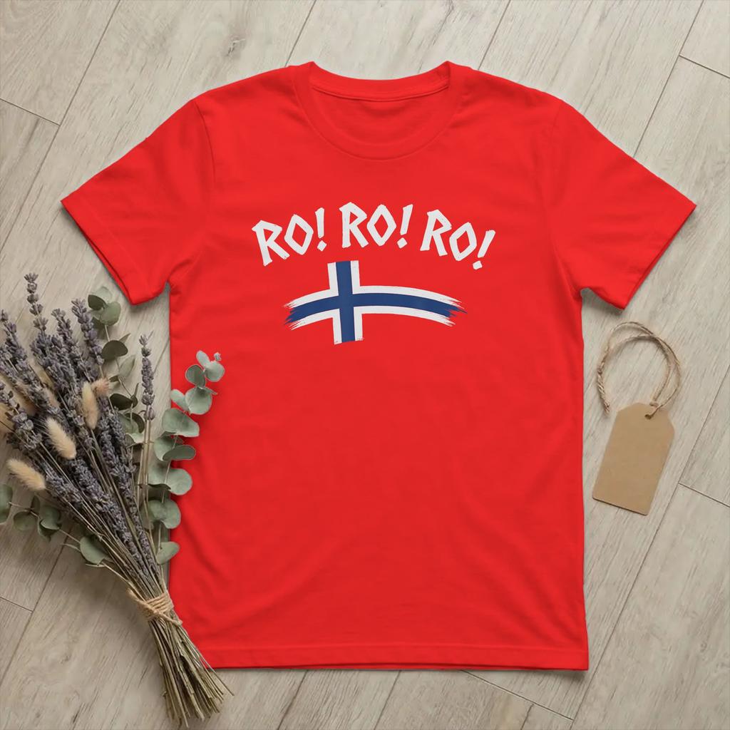 Norway Ro Funny Viking Longship Nordic Unisexs T Shirt Norse Warrior Novelty Tees Round Neck TShirts 100 Cotton New Arrival Tops