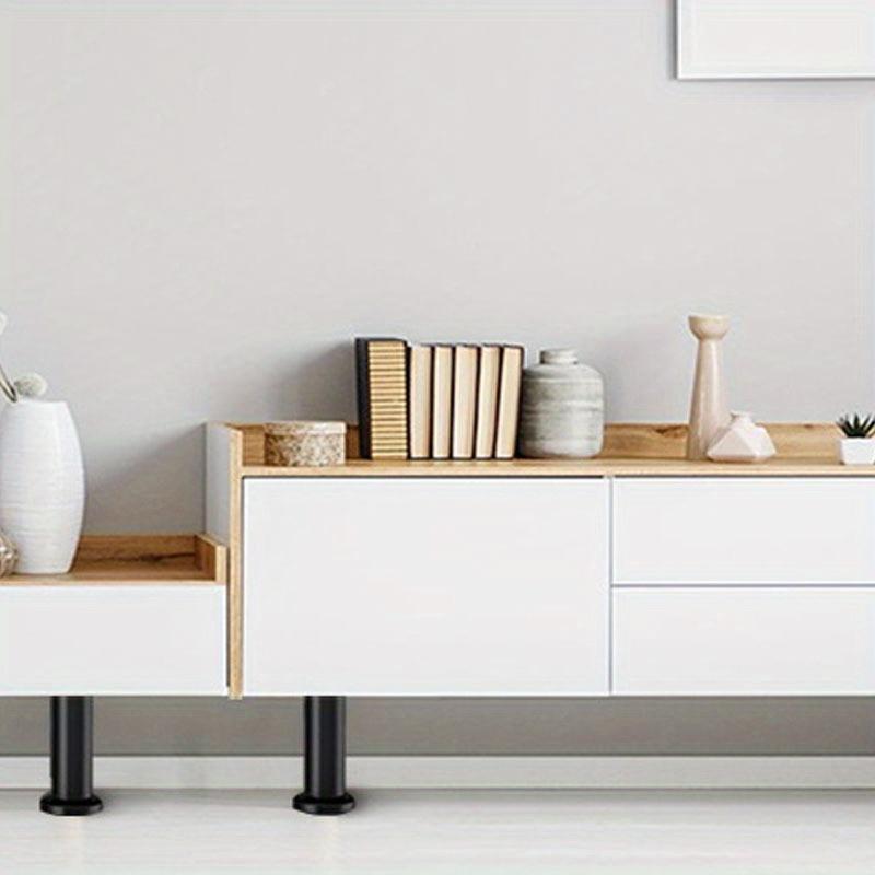 4 st Möbelfötter Metall Soffben Ersättning Soffa Soffbord Skåp Skänk TV-bänk Fötter Möbelben Modern Design