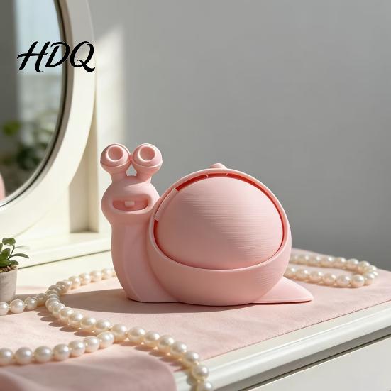 Novelty Snail Ornament Cute Storage Box 3D Printed Ornament Trinket Desktop Organizer