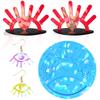 Holographic Rings Earrings Stand Molds Big-Eyed Ornament Storage Rack Epoxy Casting Mold for Home Party Table Decoration