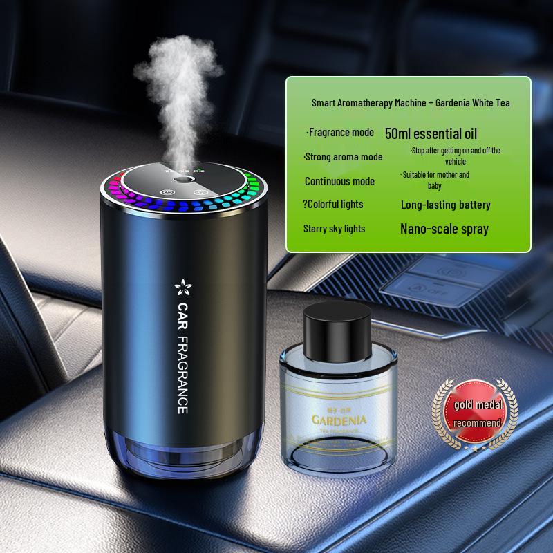 Starry Sky Car Odor Eliminator: Smart Sound-Activated Aroma Diffuser with Ambient Light