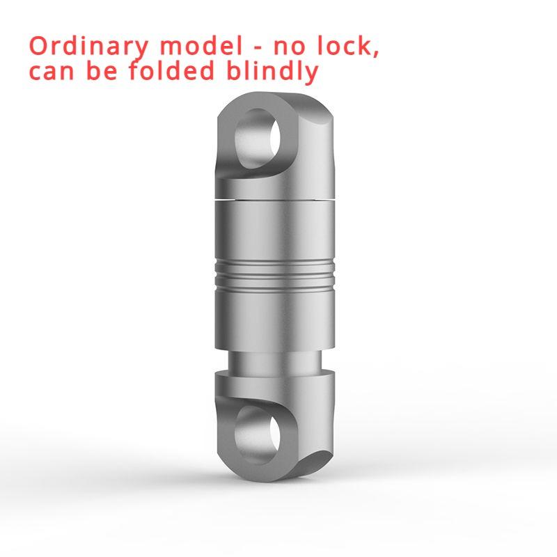 Titaniumlegering Auto Anti-Verloren Sleutelhanger Universele Verbinding Sleutelhanger Ring Ketting Draagbare Drukknoop Man Taille Gemonteerd EDC Accessoires