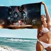R-Resident Evil Games Microfiber Blanket Quick Drying Beach Towels Oversized Printing Super Absorbent Pool Towel Blanket