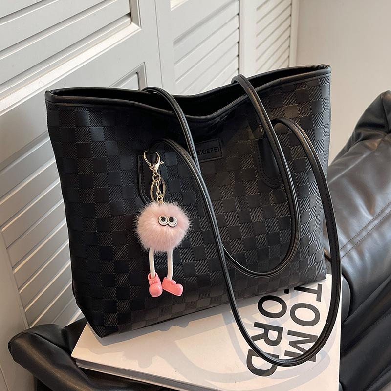 

Large-capacity Bag, Versatile and Simple Single-shoulder Bag, Trendy and Stylish Tote Bag for Commuting To School чёрный