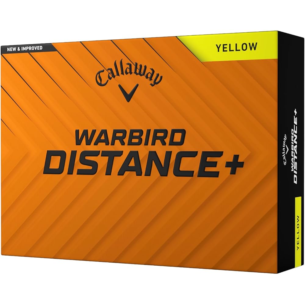 Callaway Warbird Distance Golf Balls Yellow 25 Pack 2-Piece Structure