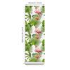 Flamingo Peel And Stick Wallpaper Big Green Leaf & Butterfly Removable Self-Adhesive Living Room Decor
