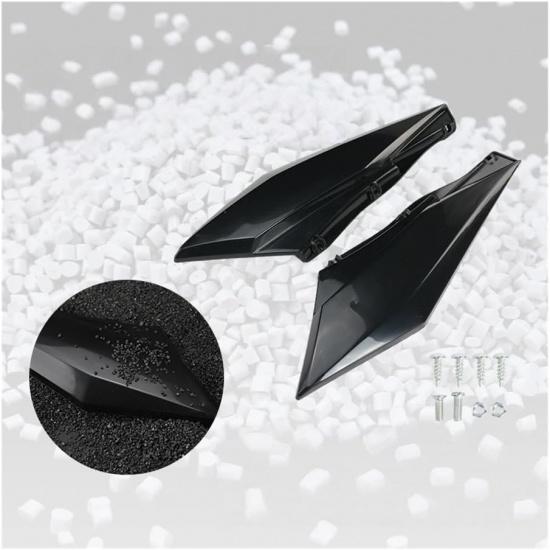 Motorbike Splash Mudguard Side Mudguard Second-Generation Longer Rear Mudguards Black for Light Bee X/S for eRide Pro SS 3.0 Electric Bike