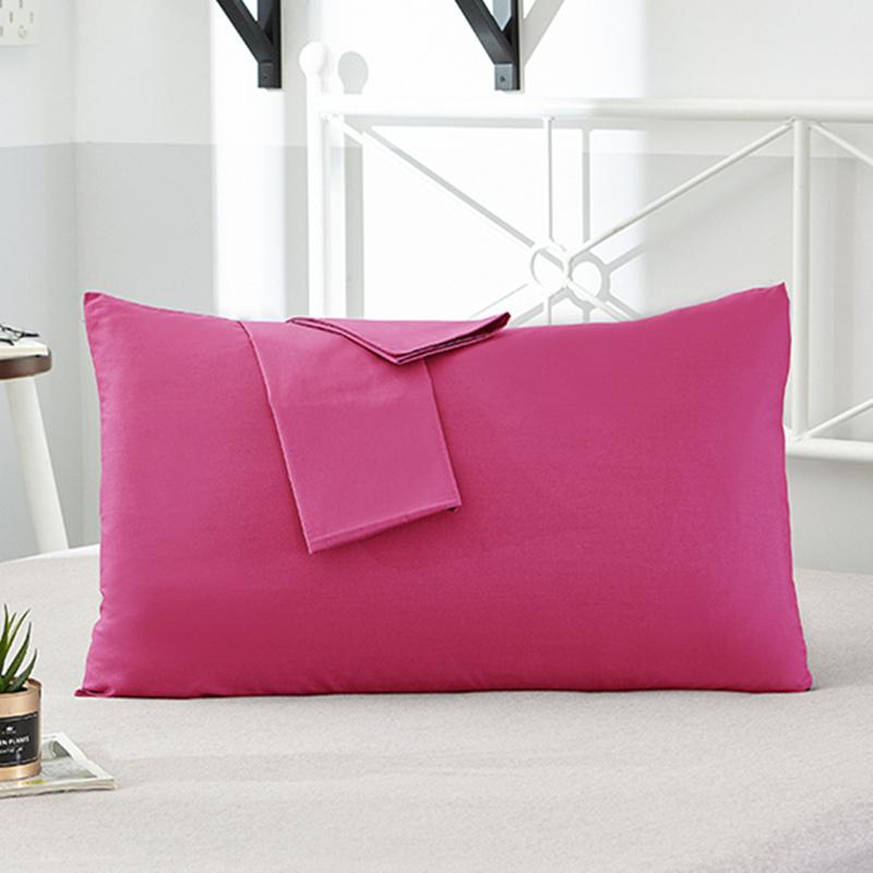 

Наволочка 1 шт. Хлопковая однотонная наволочка 48x74 70x70 Наволочка-конверт Высококачественное постельное белье Наволочка 48x74cm 1Piece