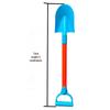 Colorful Large Plastic Shovel for Kids' Beach and Sand Play