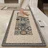 Kitchen floor mat, absorbent, oil-absorbing, non-slip, simple, cuttable, easy-to-clean diatomaceous earth mat.
