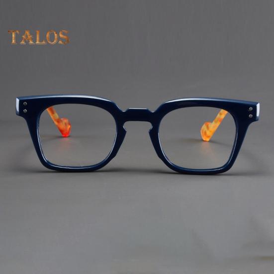 Retro Large Frame Glasses Clear Lens Non-Prescription Nerd Eyeglasses Cosplay Costume Fake Eyewear for Men Women