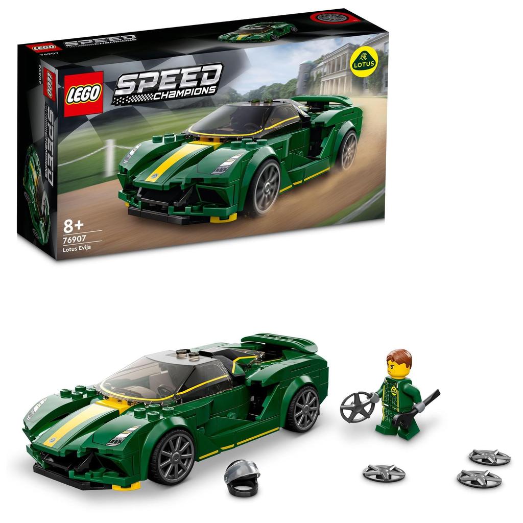 LEGO Speed Champion Lotus Evija Toy Present Birthday Block Christmas Boys Girls Children 8 Years Old 9 Years Old 10 Years Old Elementary School