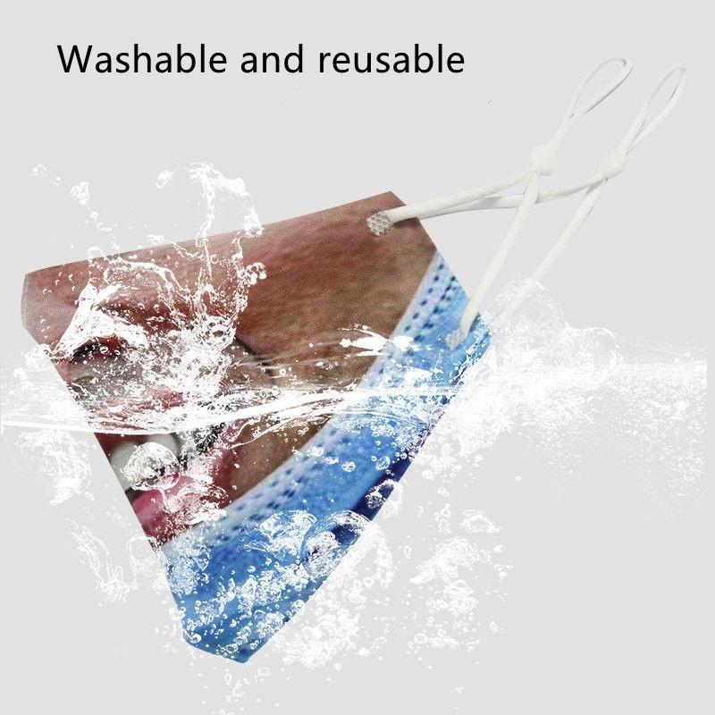 2021 Halloween Spoof 3D Printed Unisex Mask Wind and Dust Mask