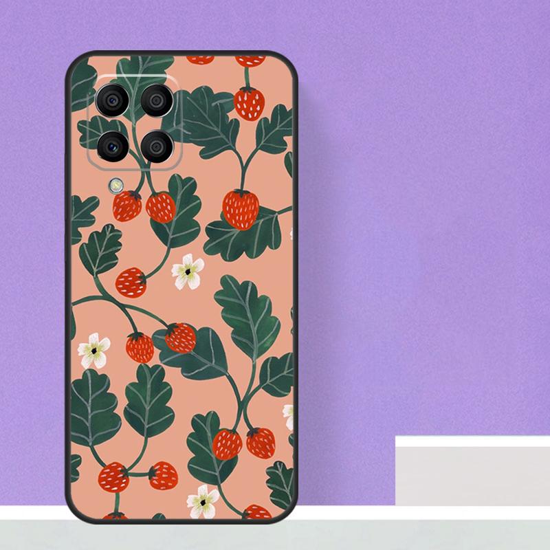 

Cute Strawberry For Samsung Galaxy M21 M51 M12 M32 M52 M13 M23 M33 M53 M34 M54 M30s M31s M15 M55 M20 Case Samsung M23
