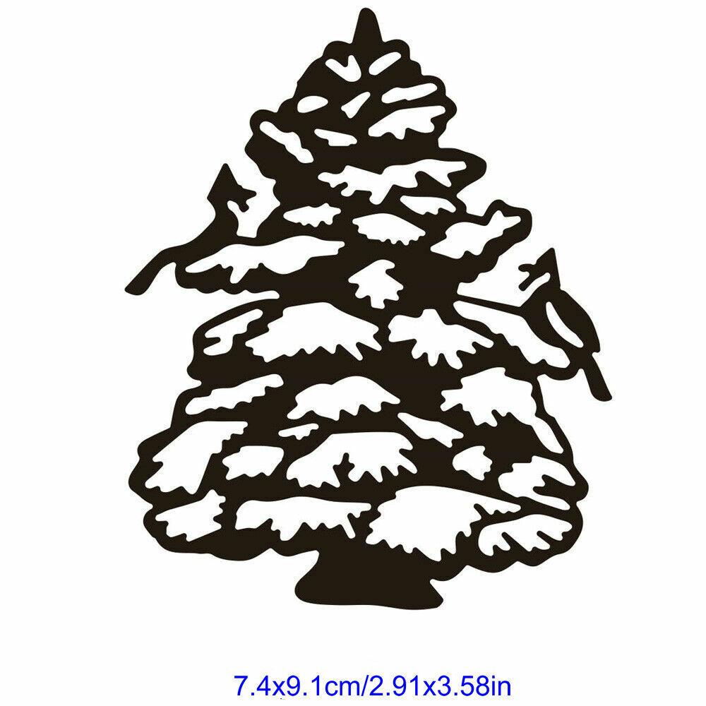 Veselé vánoční vyřezávání stromečků Kovová šablona DIY album na scrapbooking