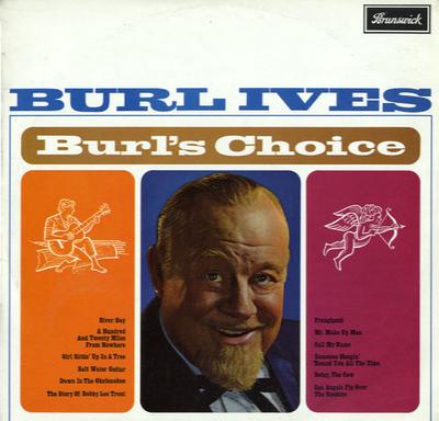 LP Record BURL IVES - Burl's Choice LAT8643 Brunswick UK Pop Used