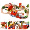 69-Piece Wooden Train Track Set: Children's Educational Parent-Child Toy