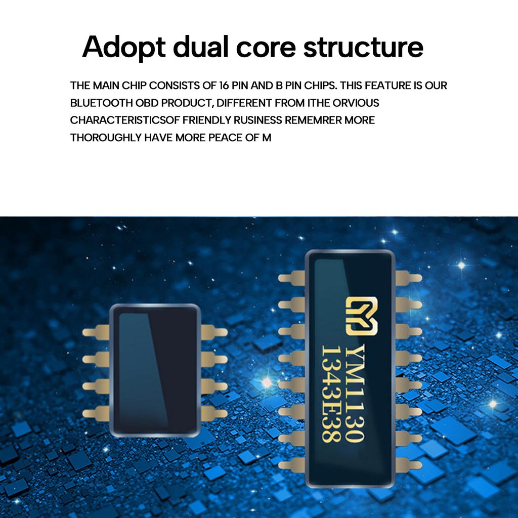 Bluetooth-kompatibel Auto Diagnose Tool Überprüfen Auto Code Scanner Motor Licht Lesen & Löschen Fehlerhafte Fehler Codes Langlebig