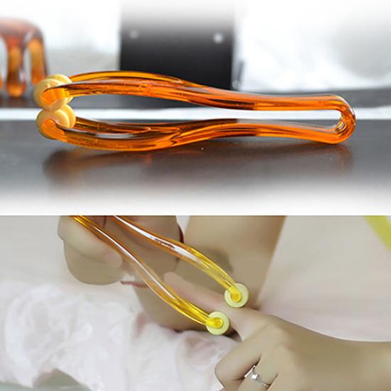 Finger Joint Hand Massager 2-Rollers Handheld Massager Blood Circulation Tool