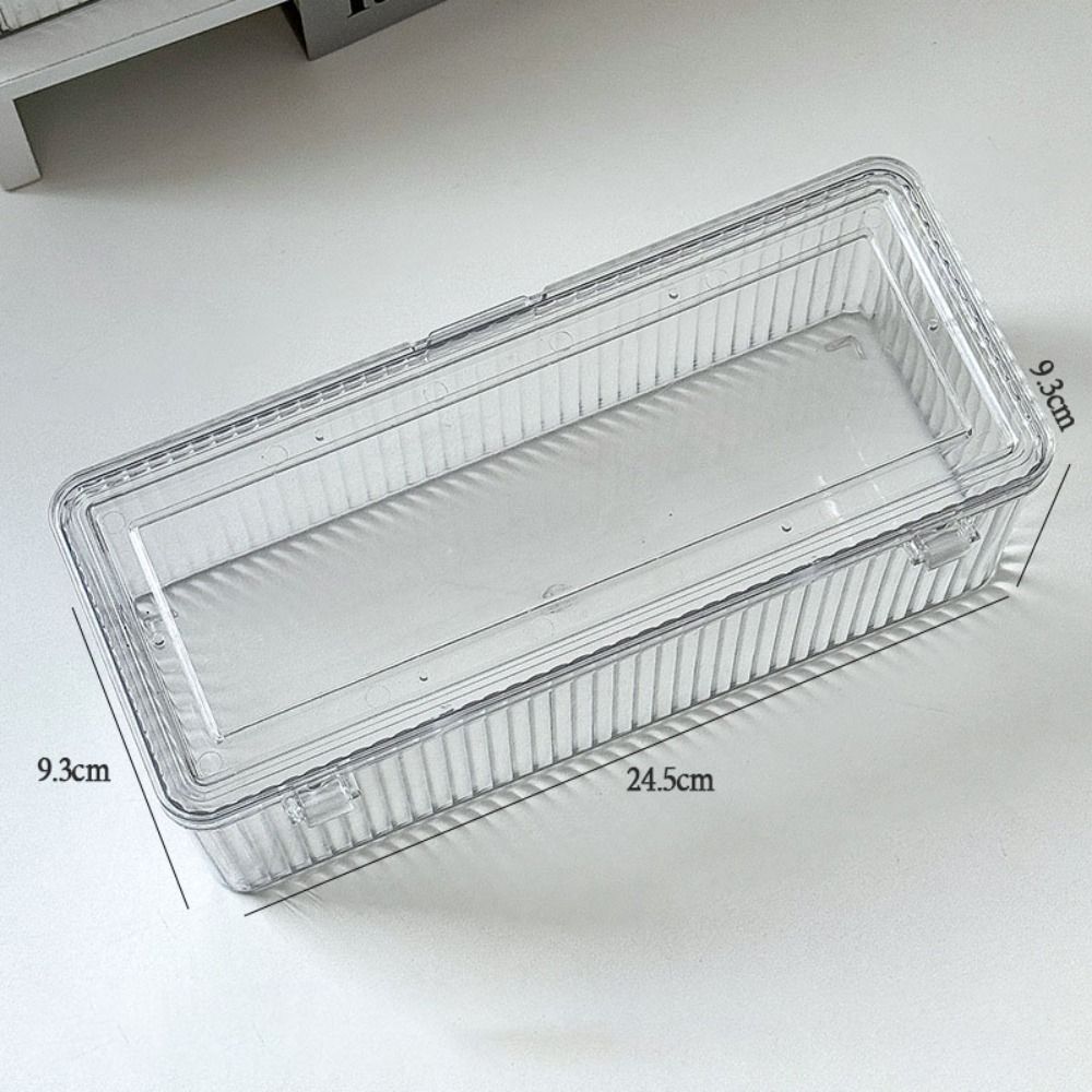 Desktop Storage Tool Desktop Dustproof Storage Box Eyebrow Pencil Brush Tube