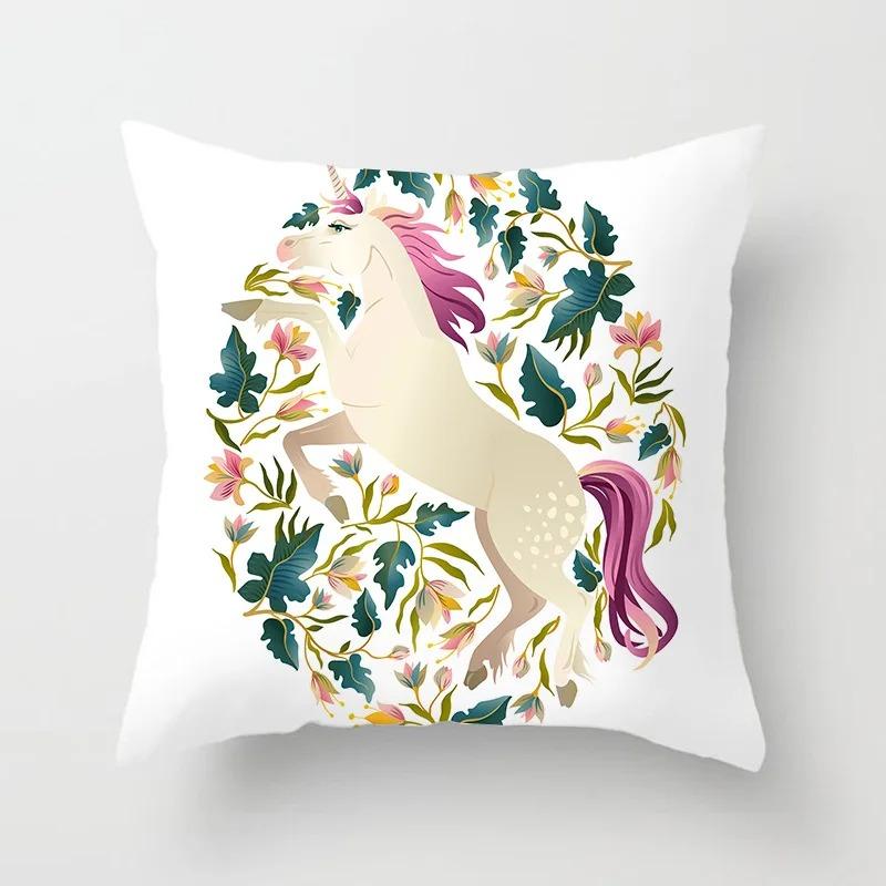 Office Living Room Home Pillowcases Various Animal Cartoon Pattern Pillowcases Car Ornaments