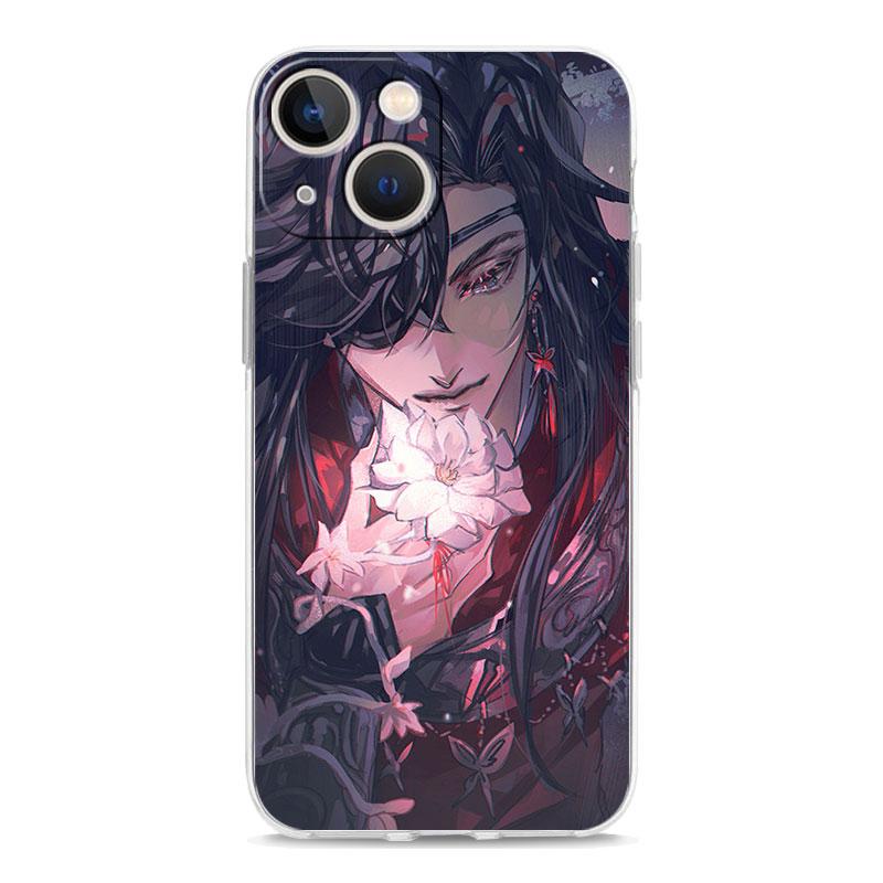 TGCF Heaven Official's Blessing Luxuriöse transparente Telefonhülle für iPhone 14 13 12 11 Pro Max XS X XR SE 7 8 Plus TPU Clear Cover
