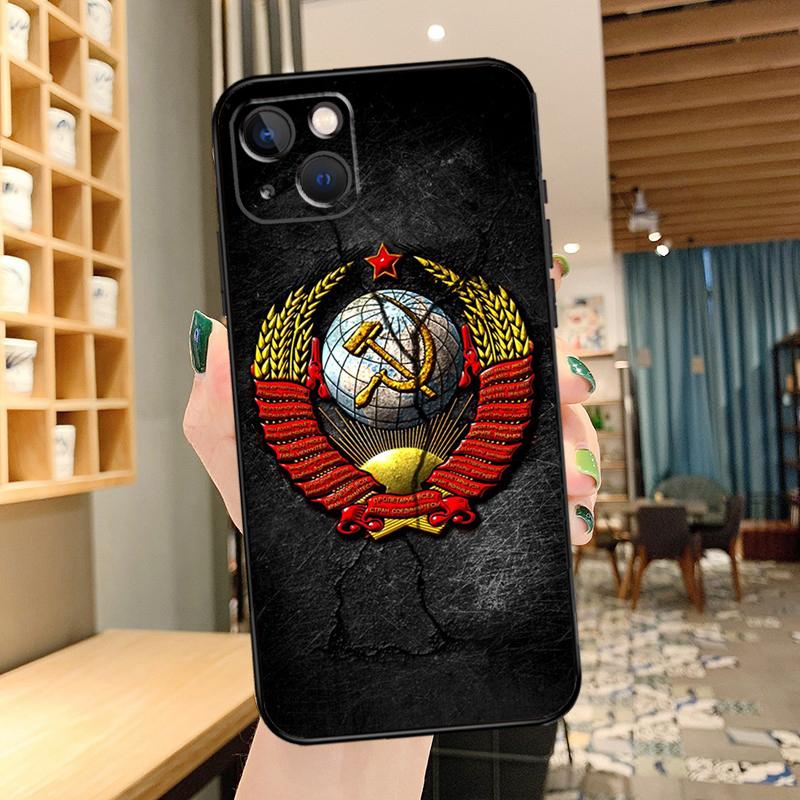 

Vintage USSR CCCP Phone Case For iPhone 13 Pro Max 16 15 11 12 14 17 Pro Max mini 15 16 Plus 16e 17 Air Cover iPhone 14