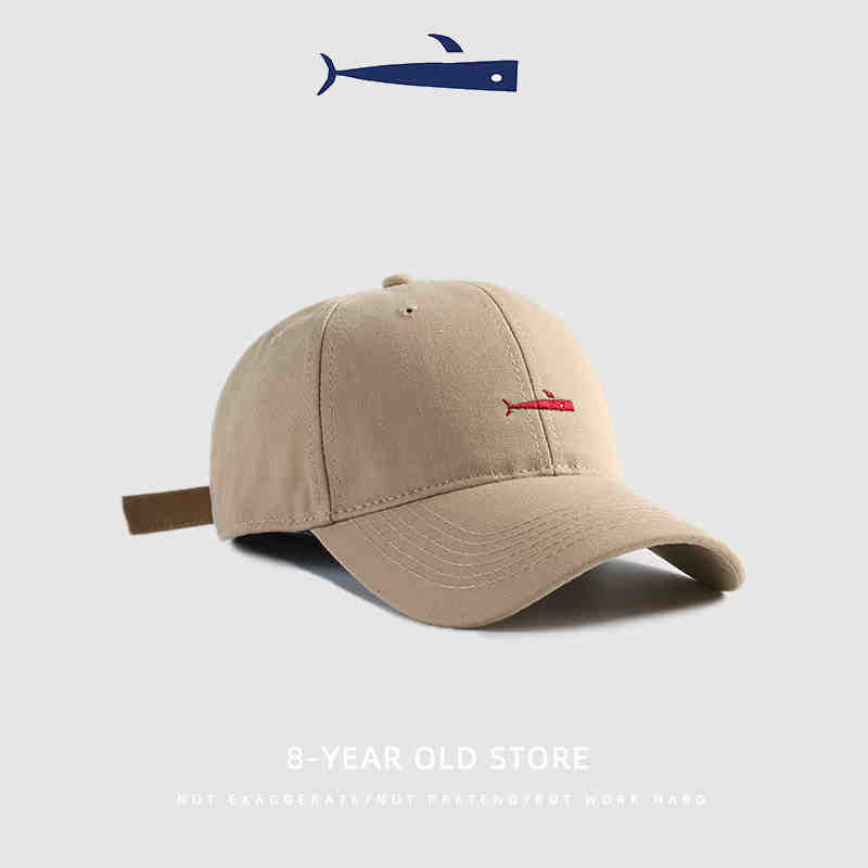 Men's and women's sports caps, sunscreen, sunshade cap, simple embroidery, four-season hat, baseball cap, sun hat, women's solid color hat