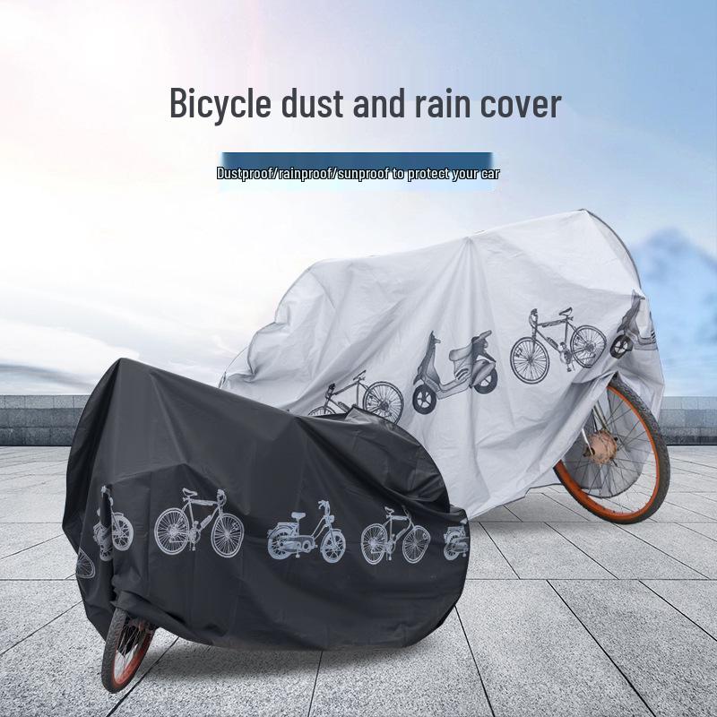 

Популярный чехол для горного велосипеда - Водонепроницаемый, Защита от УФ-лучей, Пыленепроницаемый, Прочный полиэстер 2-piece Silver 2M*1M