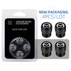 4Pcs Car Wheel Tire Valve Cover Caps For Mazda CX-3 Bk CX-5 MS Speed 5 6 2 3 FF17
