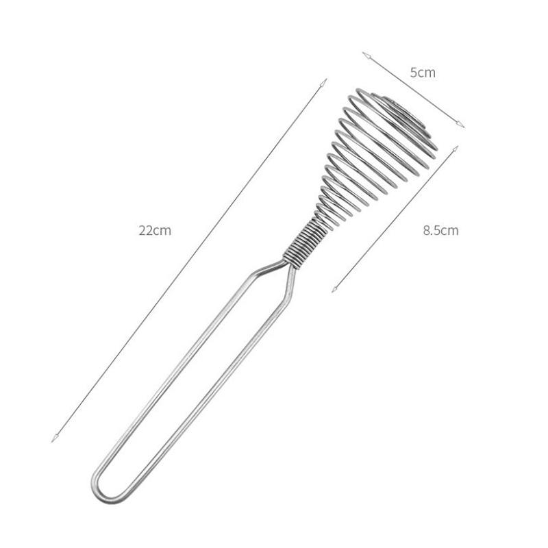 Spring Coil Whisk Wire Whip Cream Egg Beater Gravy Mixer Kitchen Cooking Tool