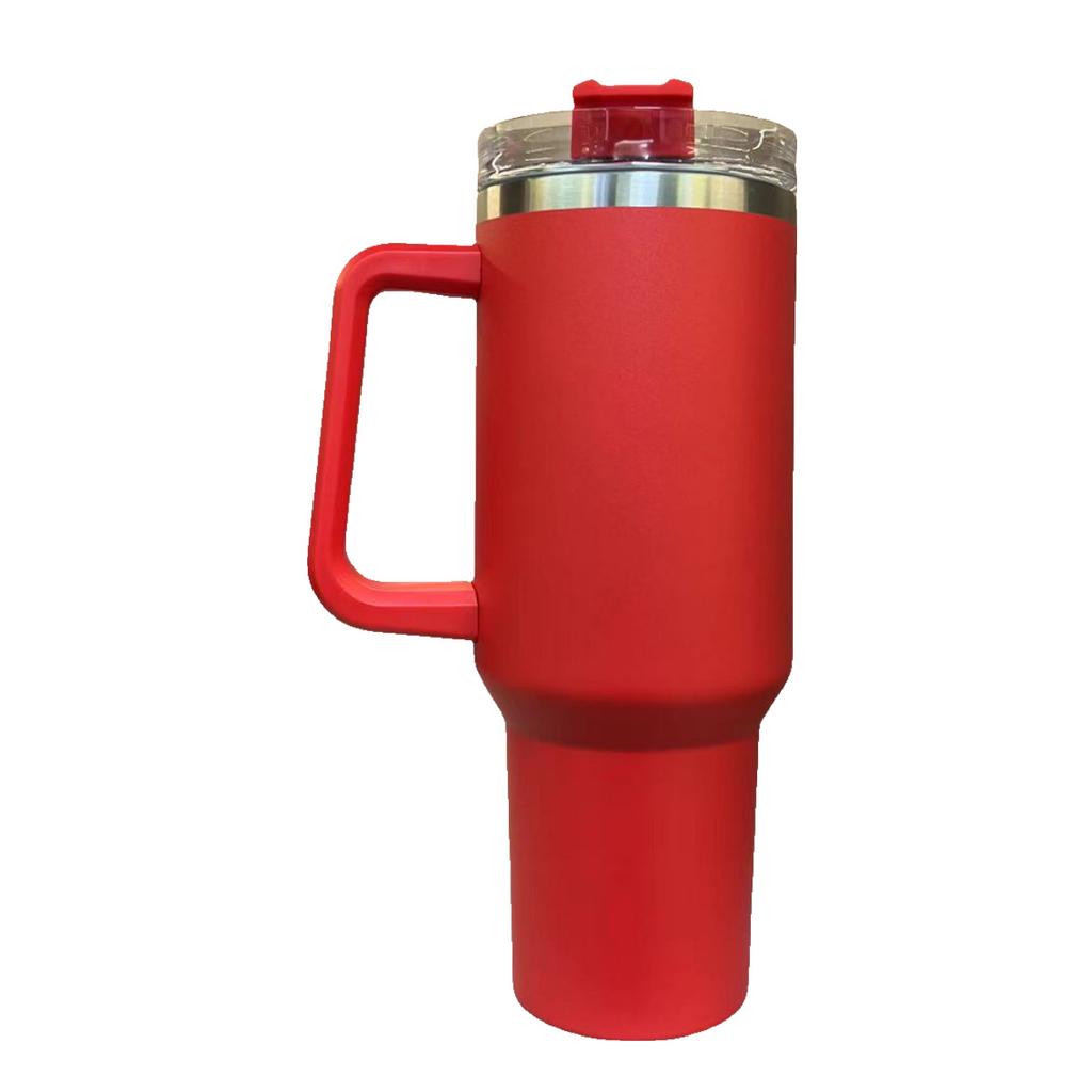 40oz Car Cup with Handle, Car Insulated Cup, Beer Cup, Large Capacity Vacuum Cup, Ice Cream Cup, Insulated Water Bottle