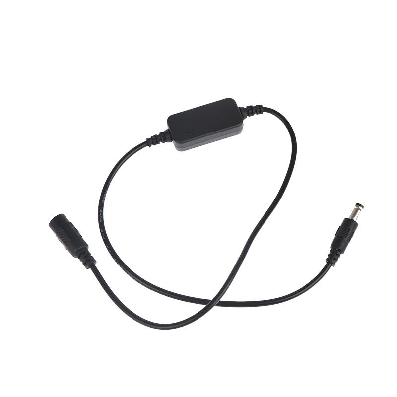 Černý 60cm 24H Automatické Vypnutí Reset DC 5V-15V Restartér Routeru Reset Wifi Routeru Modul Časovaného Restartu Časování