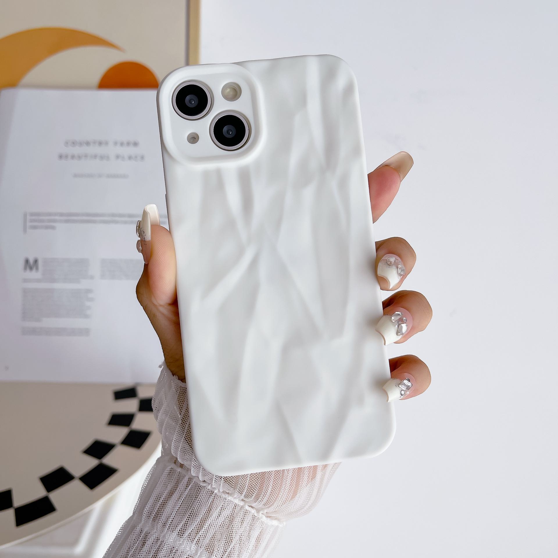 

Простой мягкий силиконовый чехол Apple для iPhone 15, устойчивый к падениям и морщинам, подходит для 13Pro Max, однотонный и модный. 12