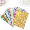 12 Sheets Letter Stickers 12 Colors Large Alphabet Stickers Self Adhesive Letters Numbers Kit Mailbox Numbers Sticker