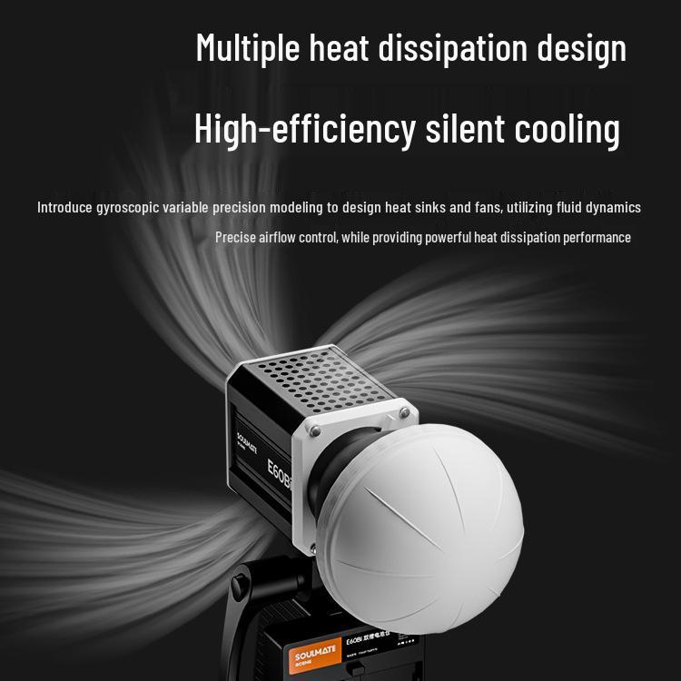 8SOULMATE E60Bi60W Handheld Portable Outdoor Photography Fill Light