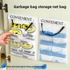 Kitchen Velcro Wall-Mounted Cabinet Door Convenient Mesh Bag