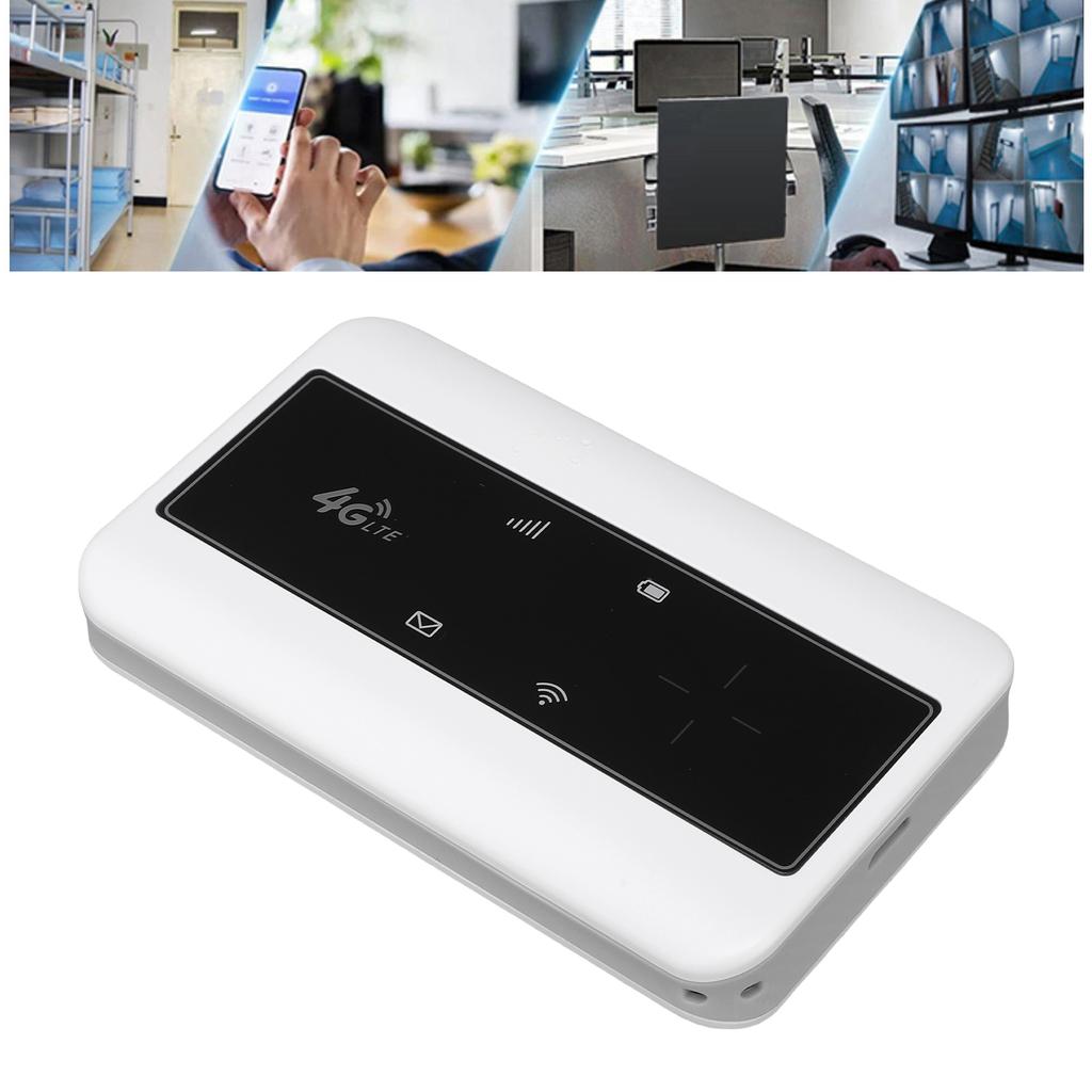 4G LTE Handheld Wifi Rout 2100mAh Batt y Op ated Travel Wifi Hotspot Support SIM Card