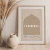 Ramadan Mubarak Decor Canvas Painting Ramadan Blessing Gift Eid Wall Art Decoration Poster Home Bedroom Living Room Decoration