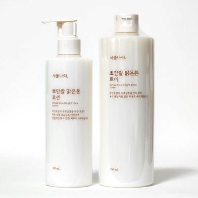 SIKMULNARA White Rice Clear Toner + Lotion Set