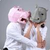 3D Paper Model Wearable Mask Rabbit Animal Cosplay DIY Papercraft Origami Headgear Christmas Halloween Prom Party Girls Gift