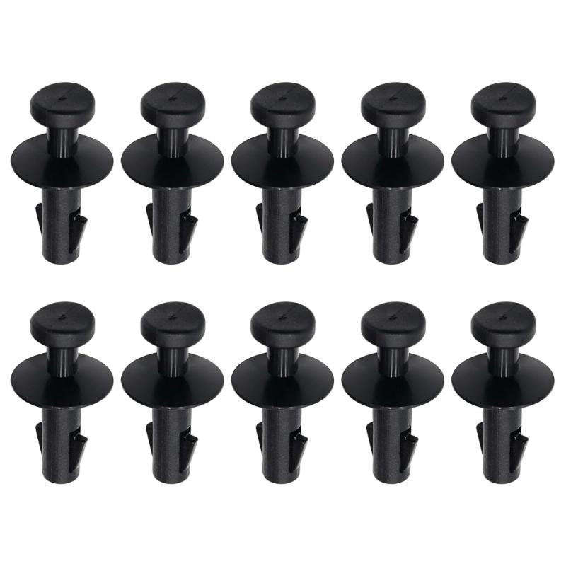 Cargo Area Retainer Clip 95129884, Rear Trunk Mount Part with Push Type Plastic Body for Cargo Mount Service, 10 Piece Spare Pack Set