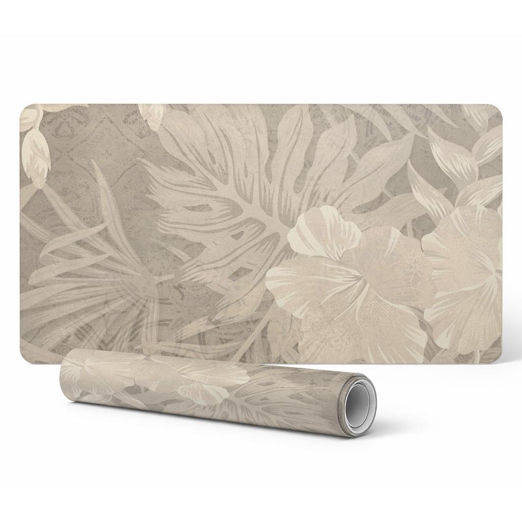 Mata Dekoracyjna Pod Laptopa Na Biurko Tropikalne Liście Retro 100X50 Cm