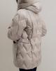 Women's Jacket with Fur BatterFlei 2422 42 Milky