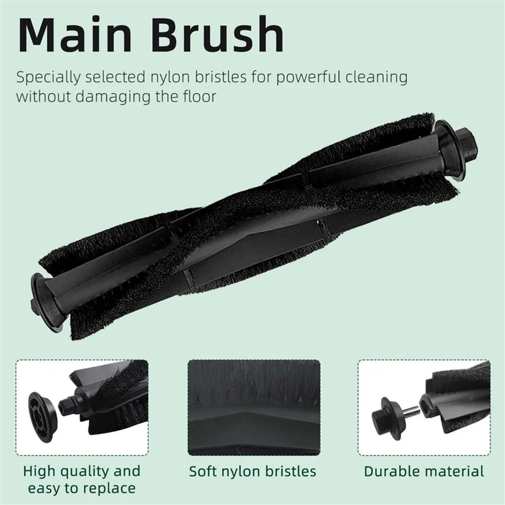 For Imou L11 Pro, Honiture Q6 Pro, Laresar L6 Pro, Airrobo T10+, Arnagar S8 Pro Parts Main Side Brush Filter Mop