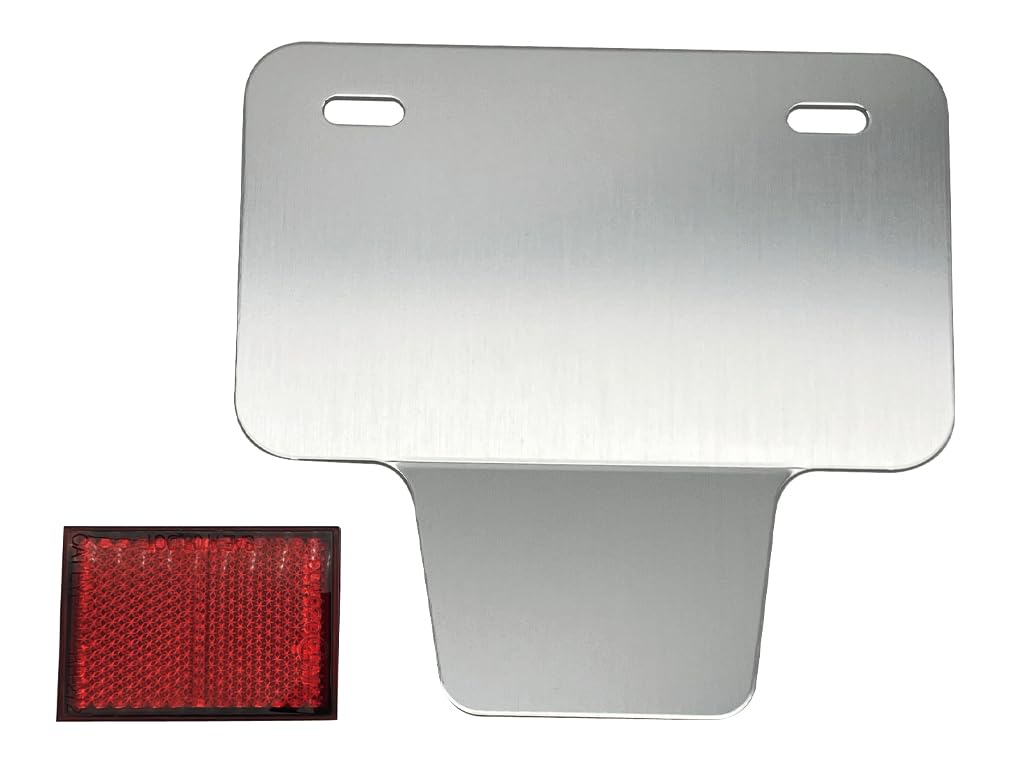 

Cf Posh 204045 License Plate Holder, Small Angle, For 50 - 125 cc, Includes Reflector, Silver corner small серебряный